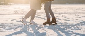 Christmas Date Ideas - couple ice skating