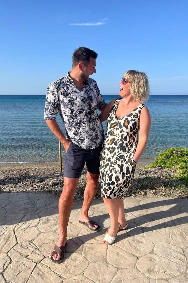 Founder of We Just Clicked, Gemma, and her partner, Jamie (who she met on Tinder)